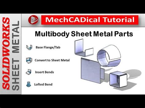 creating multibody sheet metal parts|Multibody Sheet Metal Parts .